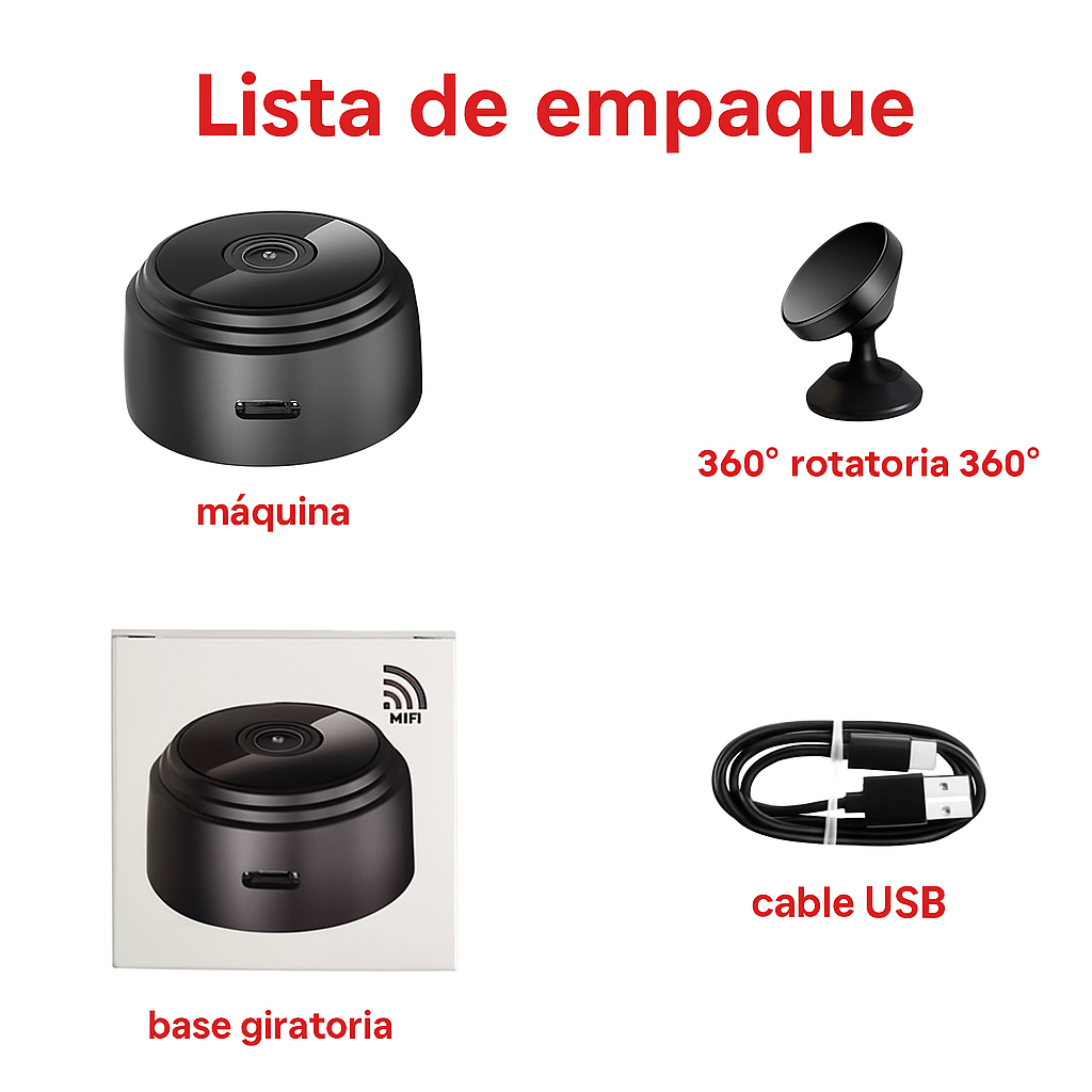 Camara Portátil, inalambrica.